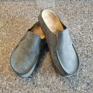 BIRKIS Birkenstocks 36 L5 Gray Distressed Clog